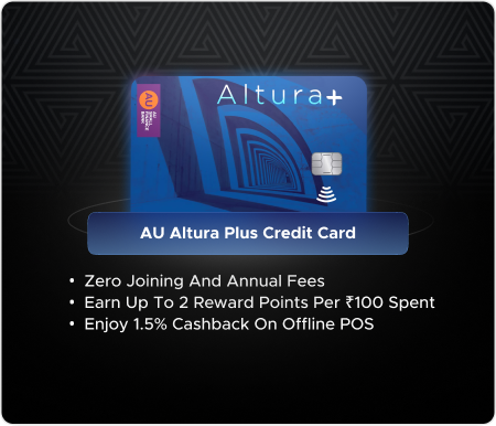 AU Altura Plus Credit Card